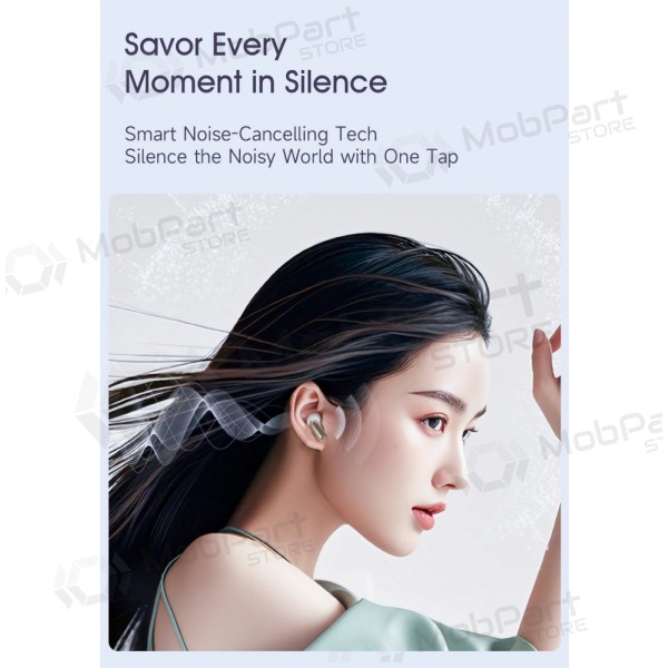 Dudao U8Pro bezvadu austiņas ar mikrofonu Bluetooth USB-C melnas
