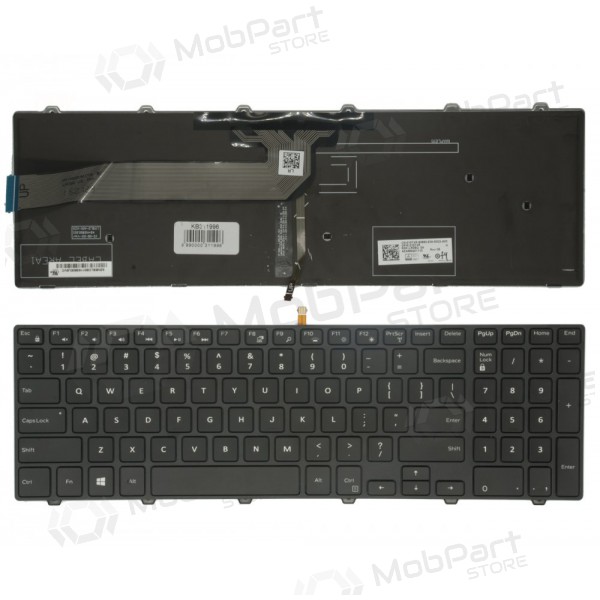 DELL: Inspiron 15-3000 tastatūra