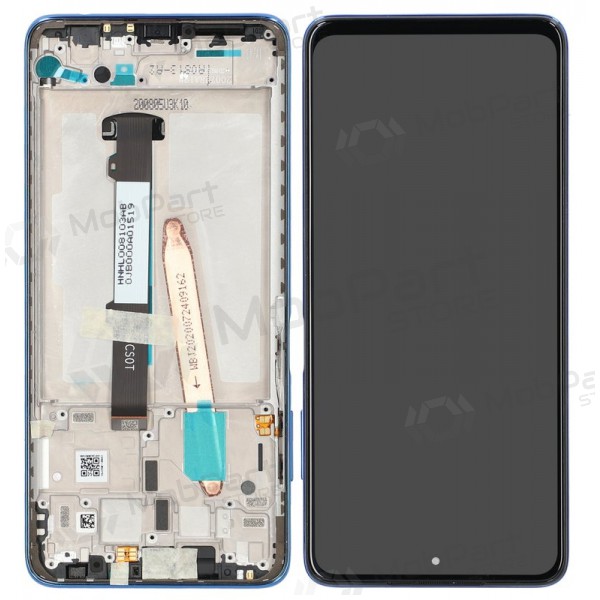 Xiaomi Poco X3 Pro / X3 / X3 NFC ekrāns (zils) (ar rāmīti) (Premium) Xiaomi Poco X3 Pro / X3 / X3 NFC ekrāns (zils) (ar rāmīti) (Premium)