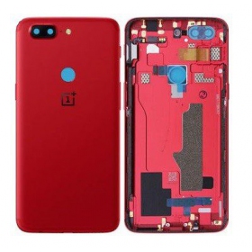 OnePlus 5T aizmugurējais baterijas vāciņš sarkans (Lava Red) (lietots grade B, oriģināls)