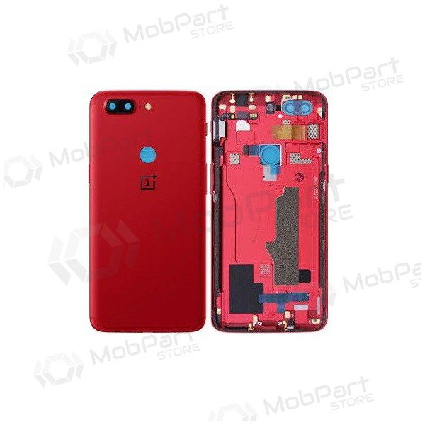 OnePlus 5T aizmugurējais baterijas vāciņš sarkans (Lava Red) (lietots grade B, oriģināls)