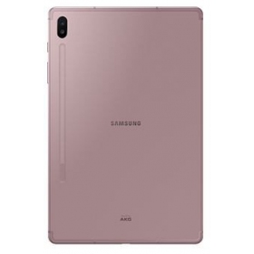Samsung T860 Galaxy Tab S6 (2019) aizmugurējais baterijas vāciņš rozā (Rose Blush) (lietots grade B, oriģināls)