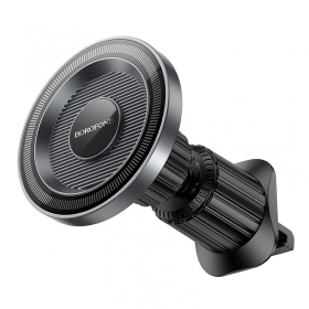 Tālruņa turētājs automobiļiem Borofone BH122 Magsafe (air vent) melns