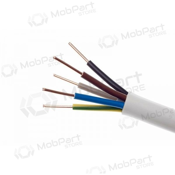 Lokāms kabelis Lietkabelis OMY 5x2.5 mm² vara PVC 100 m spole