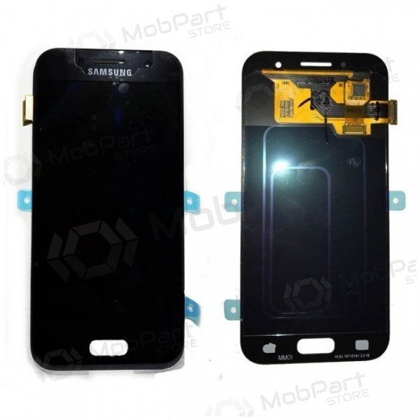 Samsung A320F Galaxy A3 (2017) ekrāns (melns) (service pack) (oriģināls)