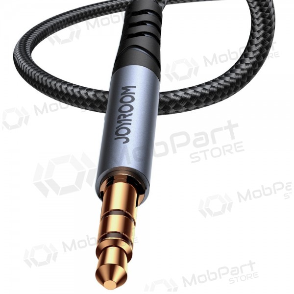 Audio kabelis Joyroom SY-A08 3,5mm to 3,5mm 1.2m melns