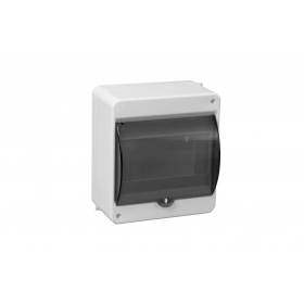 Pawbol 6 mod. virštinkinis skydelis C.2031 (su caurspīdīgsom durelėm,ar įžeminimo gnybtais, balts)