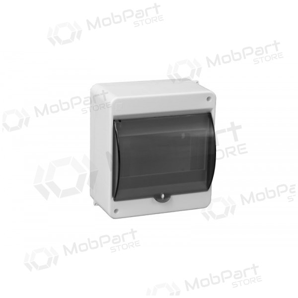 Pawbol 6 mod. virštinkinis skydelis C.2031 (su caurspīdīgsom durelėm,ar įžeminimo gnybtais, balts)