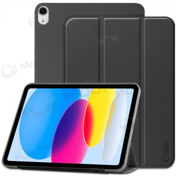 Apple iPad 10.9 2022, iPad 11 2025 maciņš - Tech-Protect SmartCase (melns)