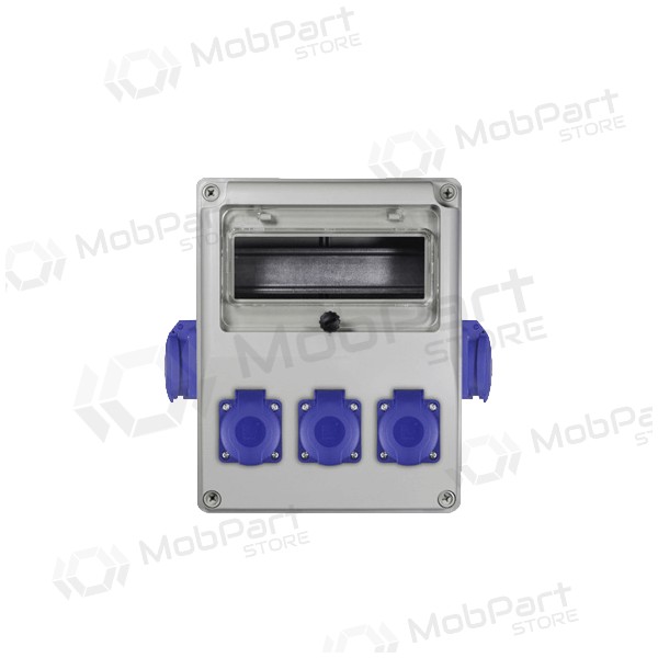 Pawbol B.1812-S skydasar kištukiniais lizdais (8mod., 16A 230V)