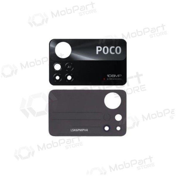 Xiaomi Poco X4 Pro 5G kameras stikliņš Black 108MP (only BIG lens) ORG