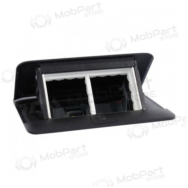 Įleidžiama modulinė dėžutė 4 mod. Legrand 654002 (melna, metalinė)