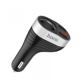Lādētājs automobilinis Hoco Z29 x 2 USB (3.1A) (melns)