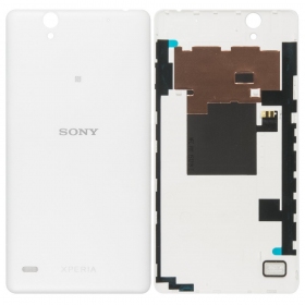 Sony E5333 Xperia C4 aizmugurējais baterijas vāciņš (balts) (lietots grade B, oriģināls)