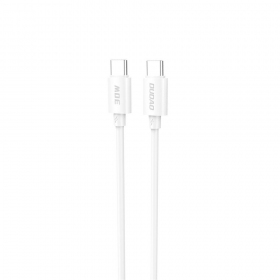 USB-C kabelis Dudao L4C USB-C uz USB-C 2 m 30 W balts