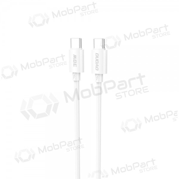 USB-C kabelis Dudao L4C USB-C uz USB-C 2 m 30 W balts