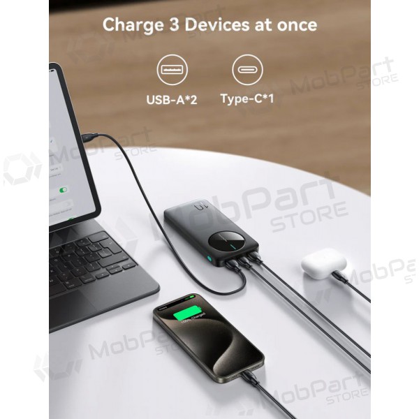 Ārējā baterija Power Bank Joyroom JR-PBF12 10000mAh melna