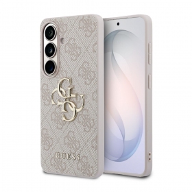 Samsung Galaxy S26 maciņš - Guess PU 4G Metal Logo (pelēks)