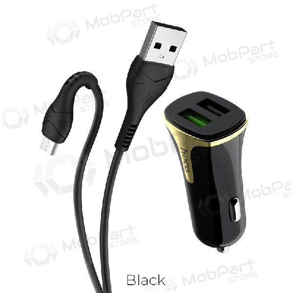 Auto lādētājs HOCO Z31 USB + 