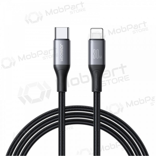 USB kabelis Joyroom S-A28 USB-C to Lightning 30W 1.0m melns