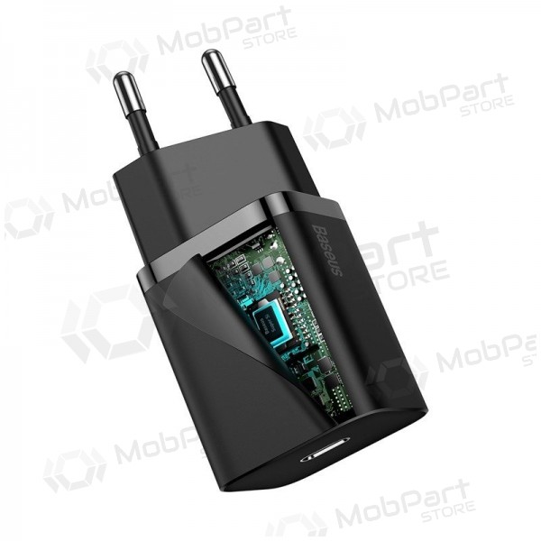 Lādētājs buitinis Baseus Super Si 20W melns CCSUP-B01