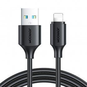 Lightning kabelis Joyroom S-UL012A9 USB-A uz Lightning 1 m 2.4 A melns