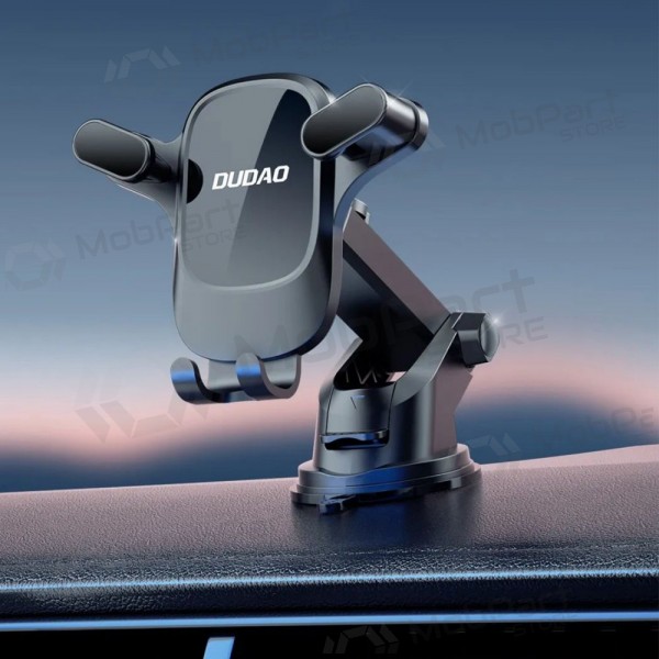 Automašīnas tālruņa turētājs Dudao F5PRO+ uz paneļa un stikla