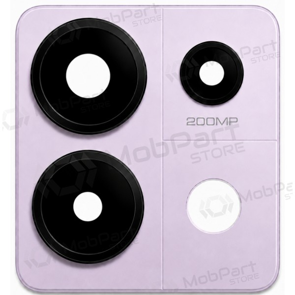 Xiaomi Redmi Note 13 Pro 5G kameras stikliņš ar rāmīti (violets)