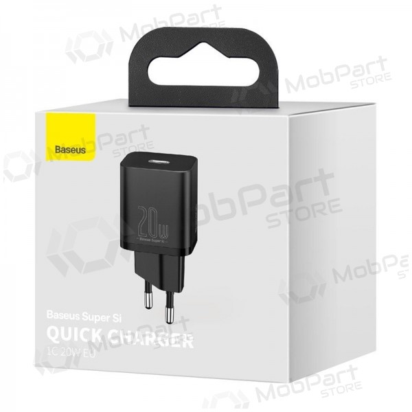 Lādētājs buitinis Baseus Super Si 20W melns CCSUP-B01