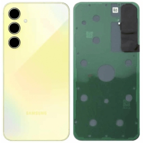 Samsung Galaxy A55 5G aizmugurējais vāciņš (dzeltens) (oriģināls)