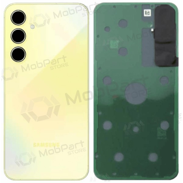 Samsung Galaxy A55 5G aizmugurējais vāciņš (dzeltens) (oriģināls)