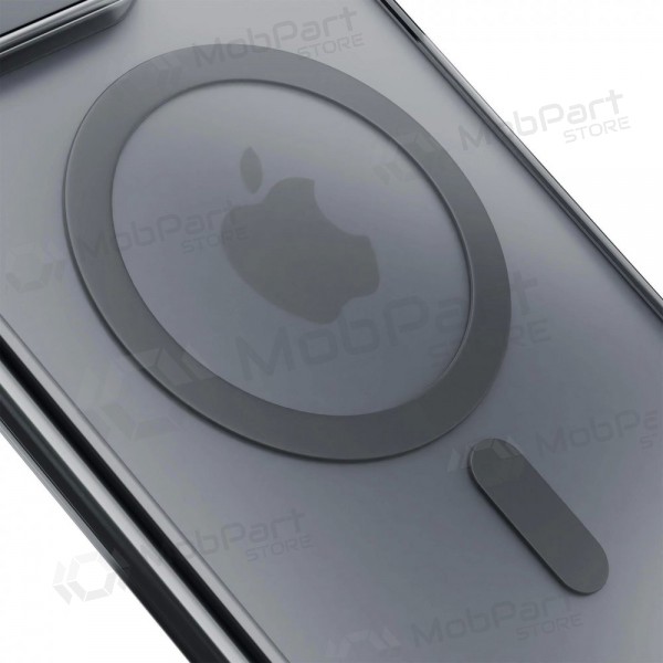 Apple iPhone 17 Pro, 18 Pro maciņš - 3mk Frosty MagCase (melns)
