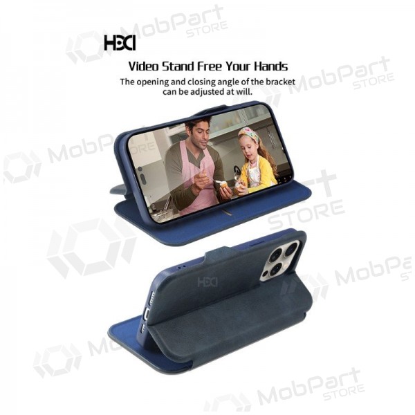 Maciņš / vāciņš HDD Classic Wallet Case Samsung A165 A16 4G/A166 A16 5G zaļš