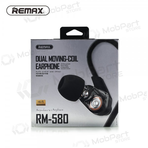 Brīvroku aprīkojums Remax RM-580 3,5mm (melna)
