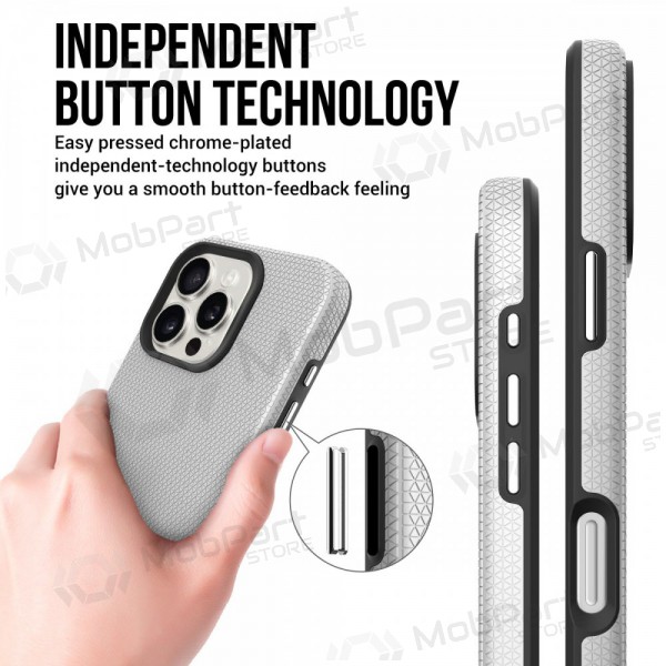 Maciņš / vāciņš Perfectionists Triangle Mag Case Apple iPhone 11 sudraba Maciņš / vāciņš Perfectionists Triangle Mag Case Apple iPhone 11 sudraba