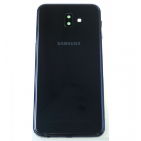 Samsung J610 Galaxy J6+ 2018 aizmugurējais baterijas vāciņš (melns) (lietots grade C, oriģināls)