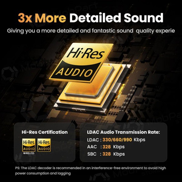 Bezvadu austiņas Ugreen HiTune H6 Pro Active Noise-Cancelling Earbuds (35873) Bezvadu austiņas Ugreen HiTune H6 Pro Active Noise-Cancelling Earbuds (35873)