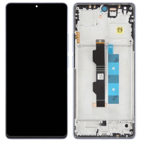 Xiaomi Redmi Note 13 Pro 4G, Poco M6 Pro 4G ekrāns (violets) (ar rāmīti) (oriģināls)
