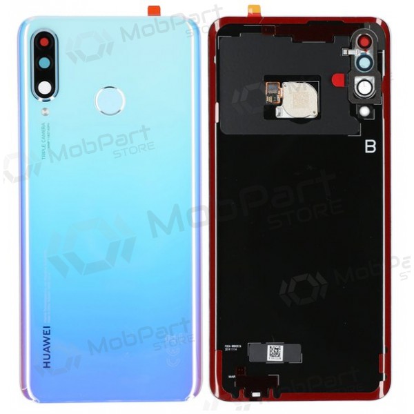 Huawei P30 Lite / P30 Lite New Edition 2020 aizmugurējais baterijas vāciņš (Breathing Crystal) (lietots grade B, oriģināls)