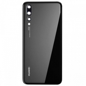 Huawei P20 Pro aizmugurējais baterijas vāciņš (melns) (lietots grade B, oriģināls)
