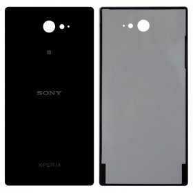 Sony Xperia M2 D2303 / Xperia M2 Aqua D2403 aizmugurējais baterijas vāciņš (melns)