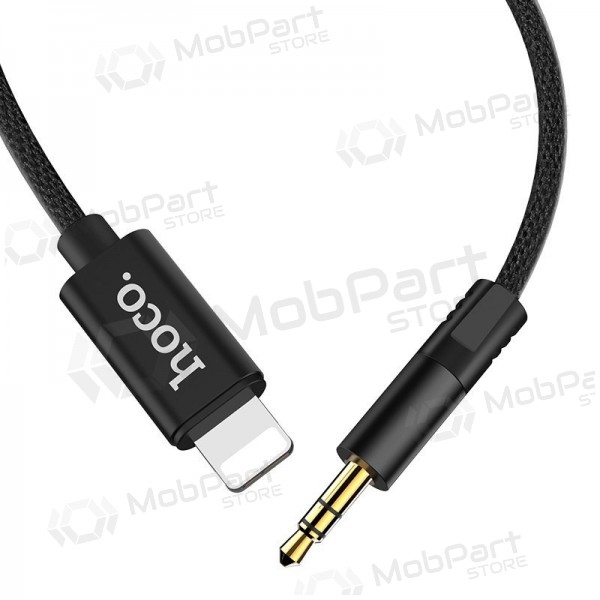Adapteris no Apple - Lightning - uz Audio 3,5mm HOCO UPA13 (melns)