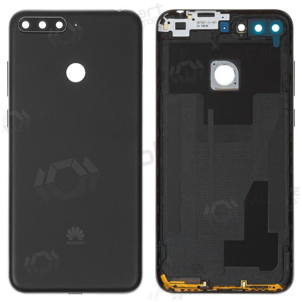 Huawei Y6 Prime 2018 / Honor 7C (AUM-L41) aizmugurējais baterijas vāciņš (melns)
