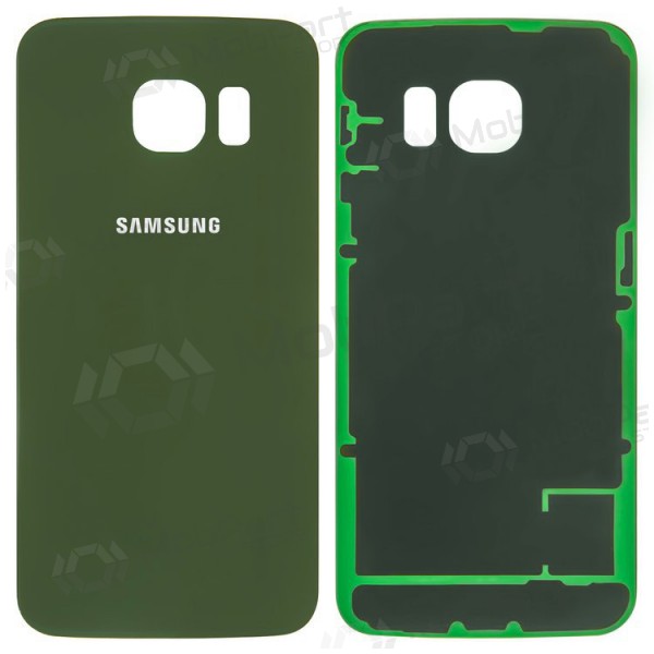 Samsung G925F Galaxy S6 Edge aizmugurējais baterijas vāciņš (zaļš)