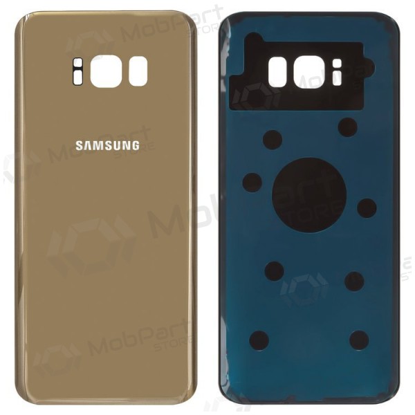 Samsung G955F Galaxy S8 Plus aizmugurējais baterijas vāciņš (zelta)