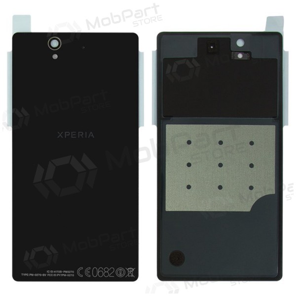 Sony Xperia Z L36h C6602 / Xperia Z C6603 aizmugurējais baterijas vāciņš (melns) Sony Xperia Z L36h C6602 / Xperia Z C6603 aizmugurējais baterijas vāciņš (melns)