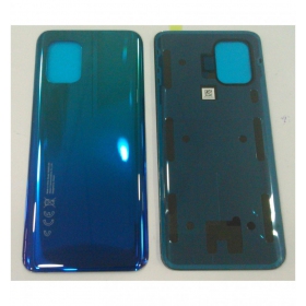 Xiaomi Mi 10 Lite aizmugurējais baterijas vāciņš zils (Aurora Blue)