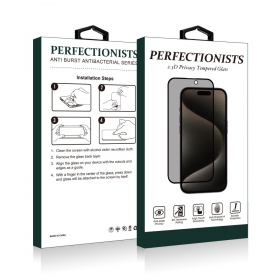 LCD apsauginis stikliukas 2.5D Privacy Perfectionists Apple iPhone X/XS/11 Pro melns