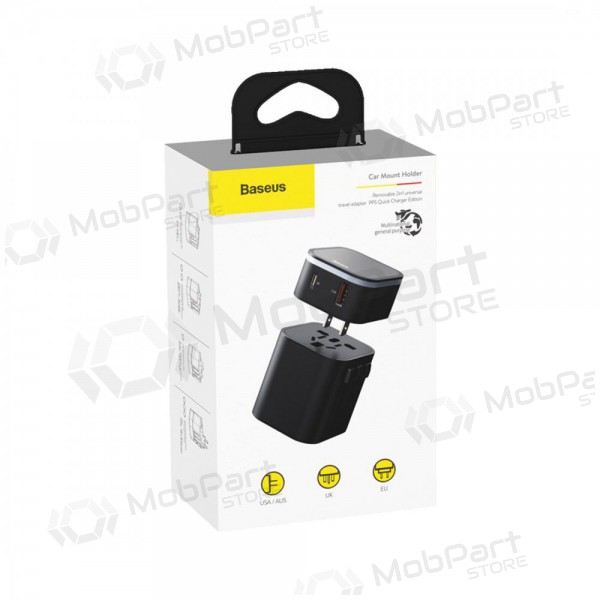 Lādētājs Baseus Removable 2in1 PPS Quick Charger TZPPS-01 (melns)