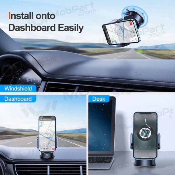 Tālruņa turētājs automobiļiem Joyroom JR-ZS284 (dashboard) melns